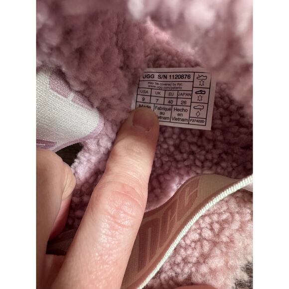 UGG Women's Oh Fluffita Sandals Rose Grey - Picture 4 of 8